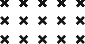 X pattern