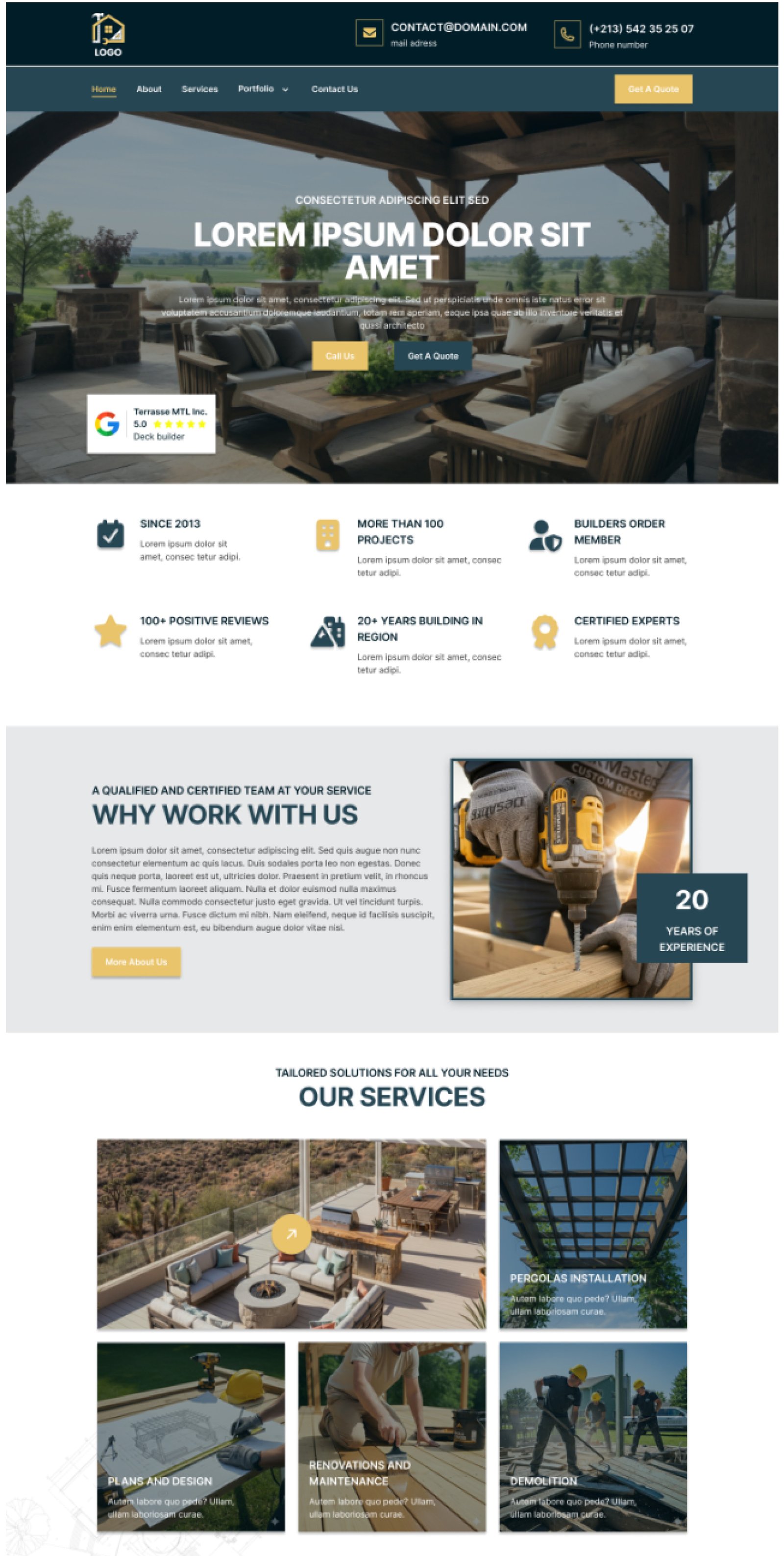 Squared statements template